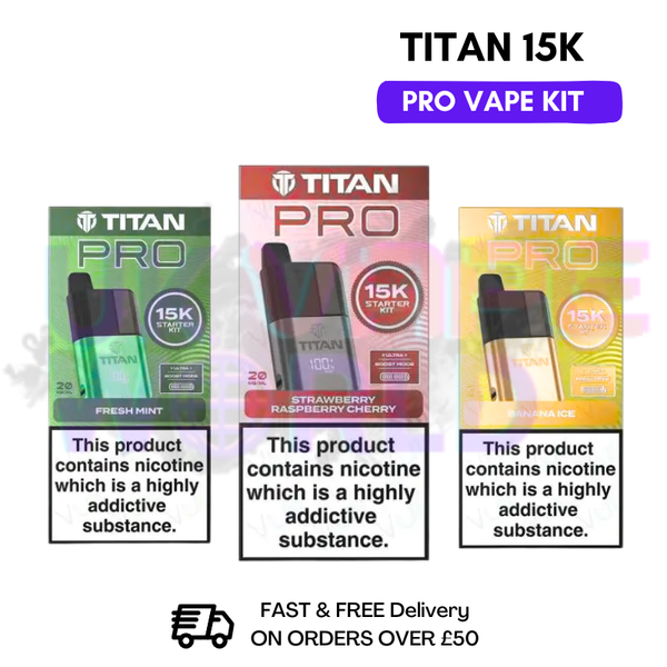 Shop-Titan Pro 15K 15000 Puff Pod Kit UK Vape World