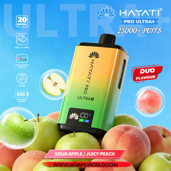Sour Apple Hayati Pro Ultra Plus 25000 Prefilled Pod Kit - UKVAPEWORLD