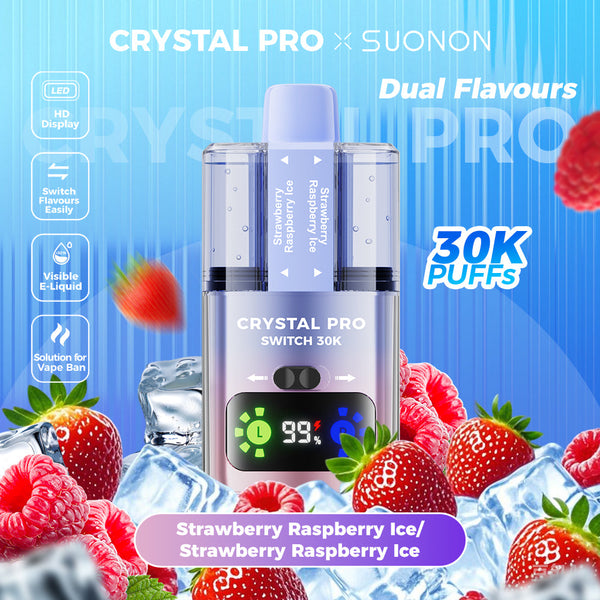 Crystal Pro Switch 30K Puff Prefilled Vape Kit - Starting From £11.00