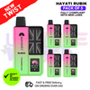 Hayati Rubik 7000 Puff Strawberry Kiwi