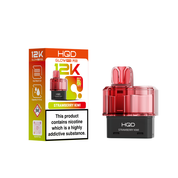 HQD Glow Pro 12k Replacement Pods - £5.49 Only