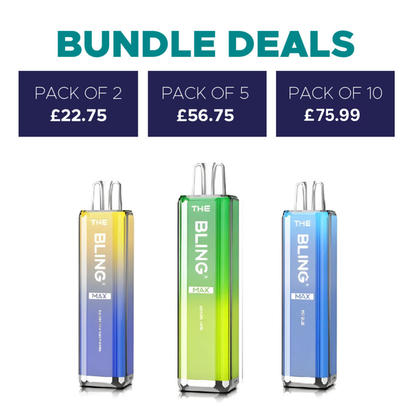 The Bling Max 8000 Puffs Prefilled Pod Vape - Starting From £7.60