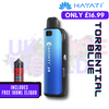 Hayati X4 Refillable Pod Vape Kit + Free 100ML Liquid - Torrential Blue - UK Vape World