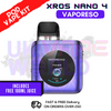 Buy Online Vaporesso Xros Nano 4 Twilight Purple Vape Kit