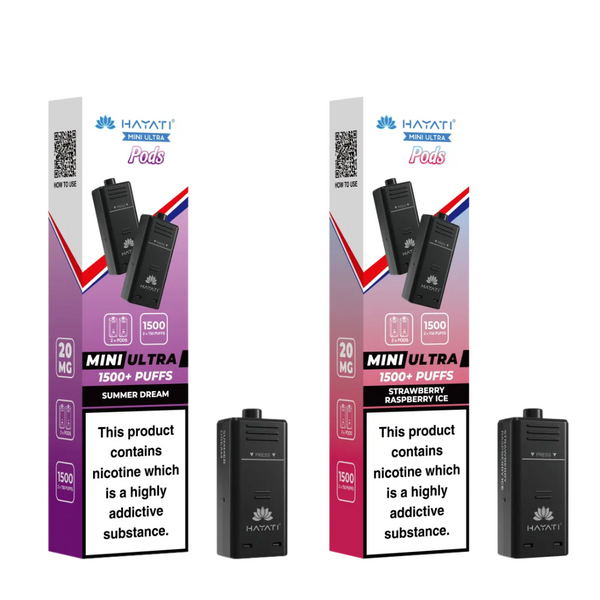 Hayati Mini Ultra 1500 Replacement Pods - Pack Of 5