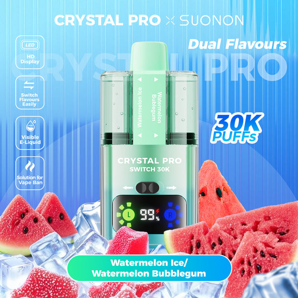 Crystal Pro Switch 30K Puff Prefilled Vape Kit - Starting From £11.00