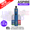 Shop Aspire Pockex Blue AIO Vape Pen Starter Kit | Cheapest - UK Vape World