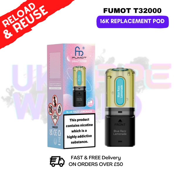Fumot T32K RandM T32000 REPLACEMENT PODS