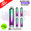 Blue Sour Raspberry Bloody Bar Crystal 10K Puff Pack Of 5