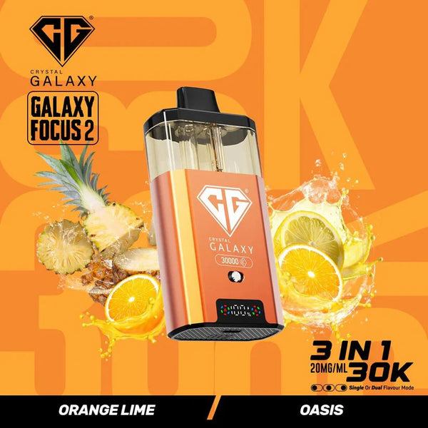 Buy Bulk Crystal Galaxy Focus 2 30000 Puffs - Box of 5 (Ban Proof) - Vape Wholesale Mcr