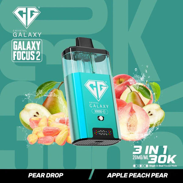 Buy Bulk Crystal Galaxy Focus 2 30000 Puffs - Box of 5 (Ban Proof) - Vape Wholesale Mcr