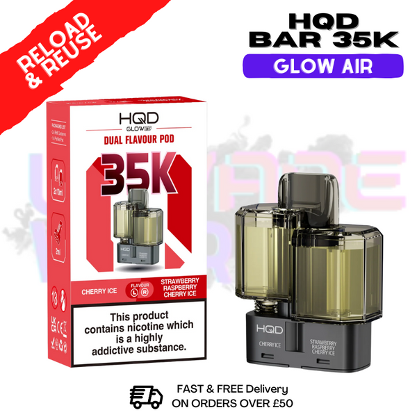 HQD 35K Glow Air Replacement Pods