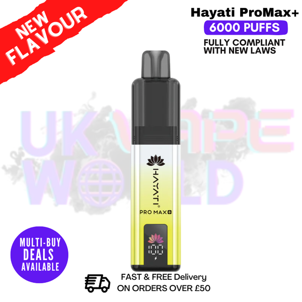 Hayati Pro Max 6K Prefilled Pod Kit - Any 3 For £21
