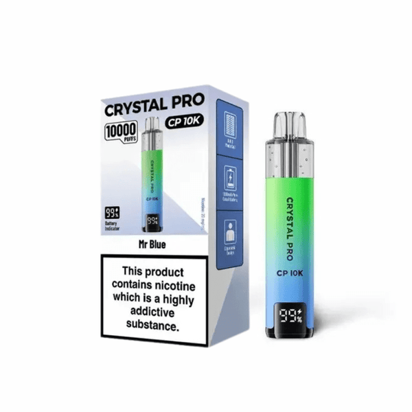 Crystal Pro CP 10K Prefilled Pod Kit - (Pack of 5) - Washington Vapes Wholesale