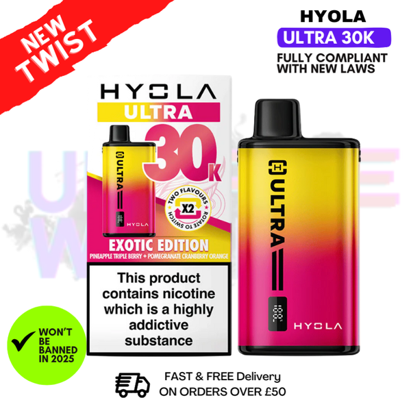 Exotic Edition Hyola Ultra 30K Puff Prefilled Pod Kit - ukvapeworld