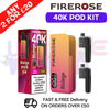 Fizzy cherry Firerose SlideGo 40K Prefilled Pod Kit - ukvapeworld