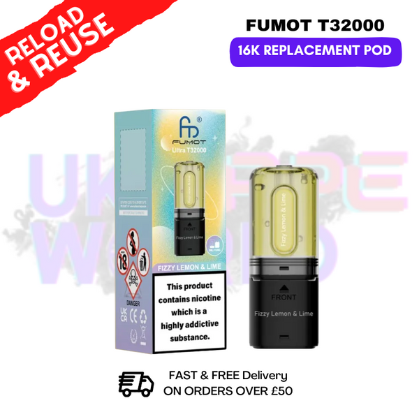 Fumot T32K RandM T32000 REPLACEMENT PODS