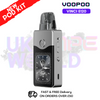shop Glow Silver Voopoo Vinci E120 Kit + Free Nicsalt - ukvapeworld