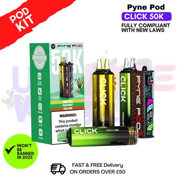 Green Edition Pyne Pod 50K Click Vape Pod Kit