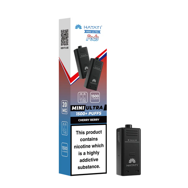 Hayati Mini Ultra 1500 Replacement Pods - Pack Of 5