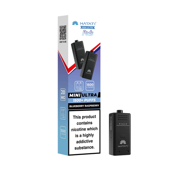 Hayati Mini Ultra 1500 Replacement Pods - Pack Of 5