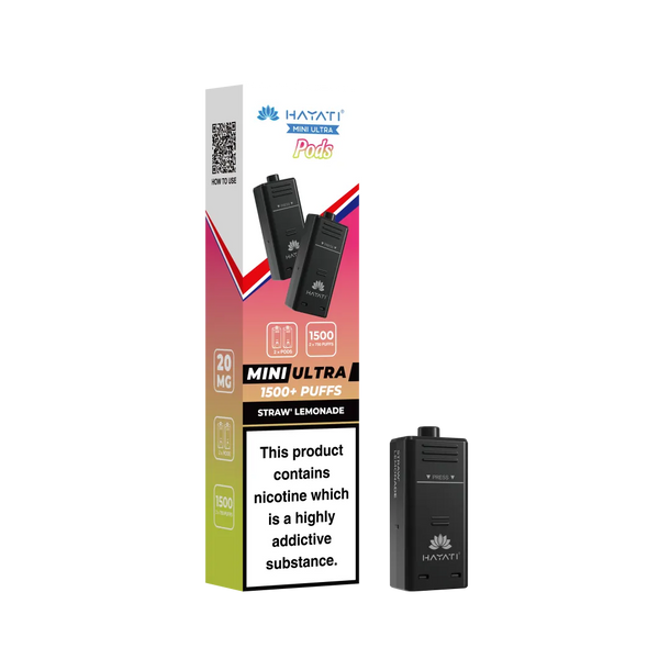 Hayati Mini Ultra 1500 Replacement Pods - Pack Of 5