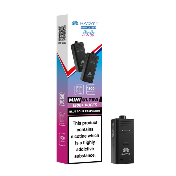 Hayati Mini Ultra 1500 Replacement Pods - Pack Of 5