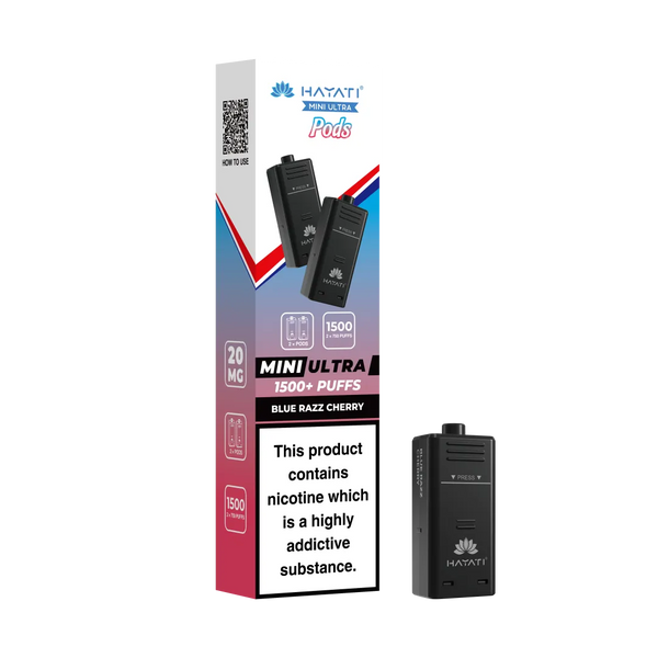 Hayati Mini Ultra 1500 Replacement Pods - Pack Of 5