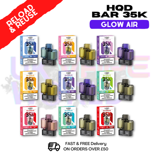 HQD 35K Glow Air Replacement Pods