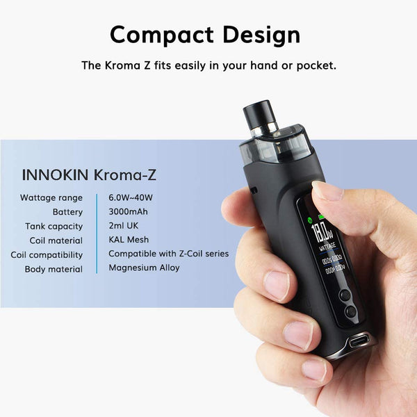 Innokin Kroma-Z Pod Mod, 40W 3000mAhUK Vape world