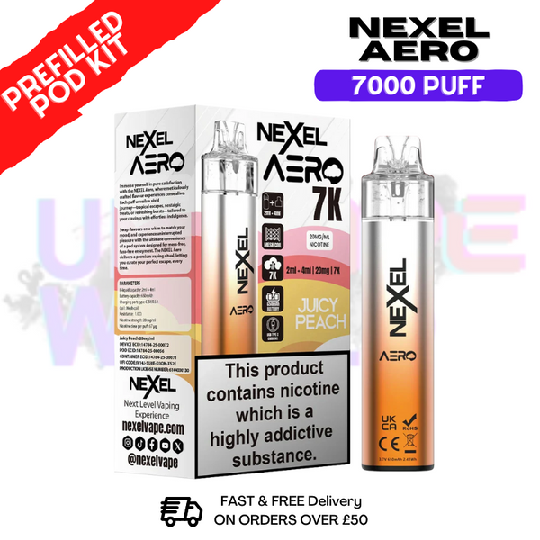 Nexel 7K Aero 7000 Puff Prefilled Pod Kit