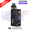 Shop Obsidian Black Voopoo Drag E60 pod Kit + Free Nicsalt - ukvapeworld