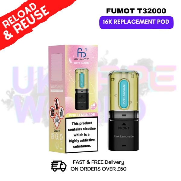 Fumot T32K RandM T32000 REPLACEMENT PODS