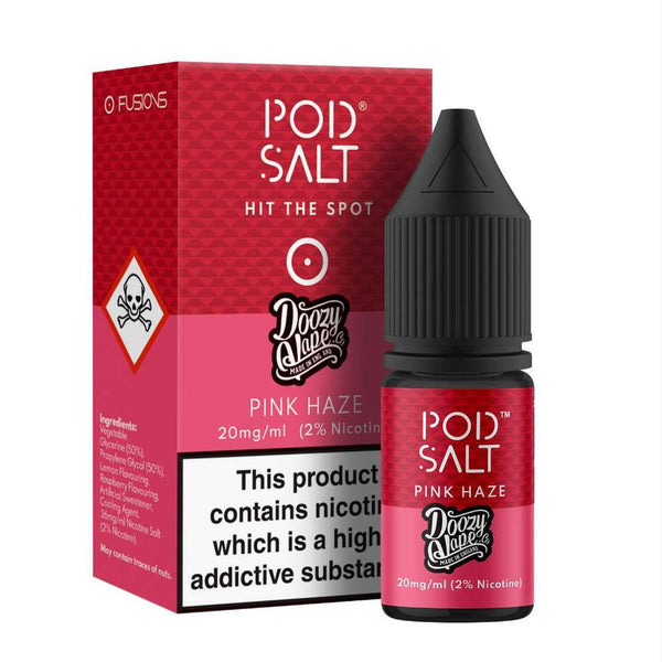 Pod Salt Fusions Doozy Vape Pink Haze Nic Salt ONLY £3.29 |UK Vape World