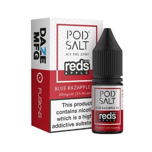 Pod Salt Fusions Reds Apple Blue Razapple Nic Salt ONLY £3.29 |UK Vape World