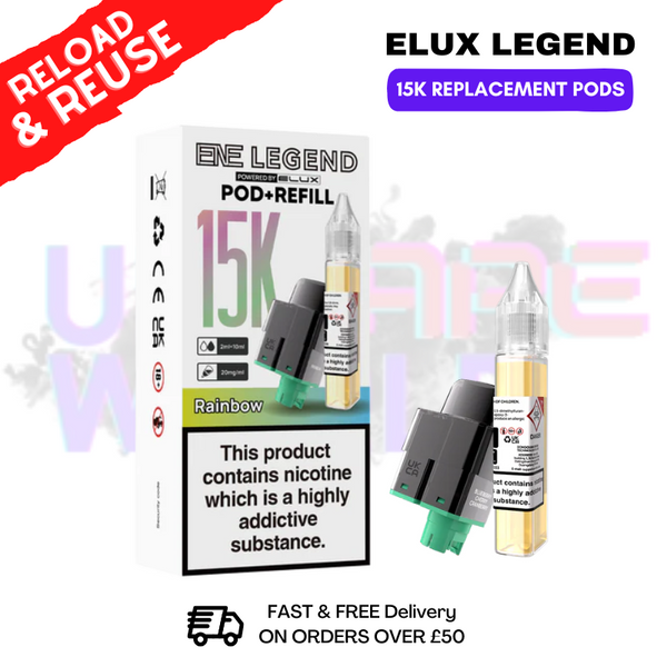 Rainbow Ene 15K Replacement Pods - Lowest Price - ukvapeworld