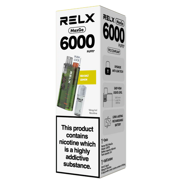 Relx MaxGo 6K Puff Vape Kit