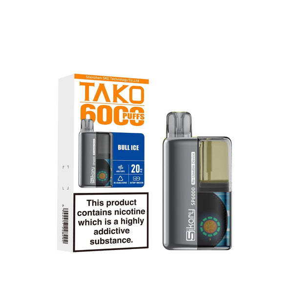 Ske Sikary Tako SP6000 Prefilled Pod Vape Box of 5 - option1