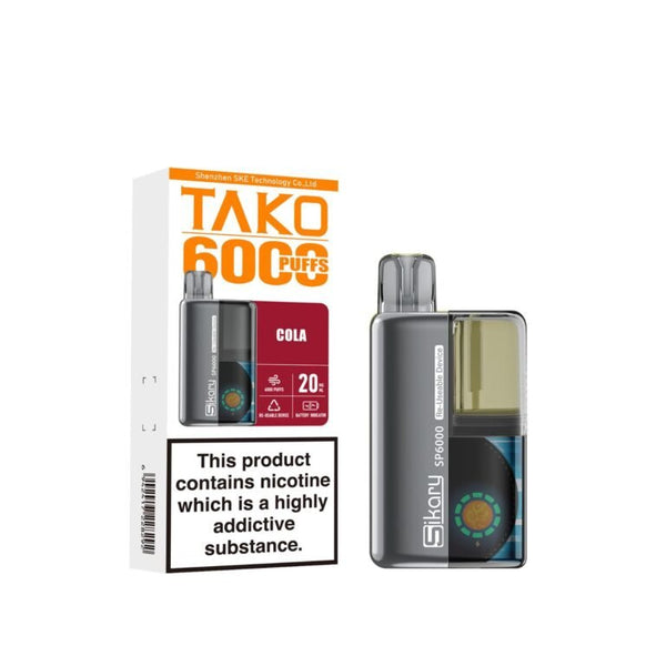 Ske Sikary Tako SP6000 Prefilled Pod Vape Box of 5 - option1