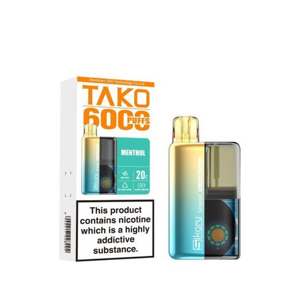 Ske Sikary Tako SP6000 Prefilled Pod Vape Box of 5 - option1