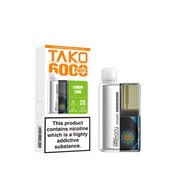 Ske Sikary Tako SP6000 Prefilled Pod Vape Box of 5 - option1