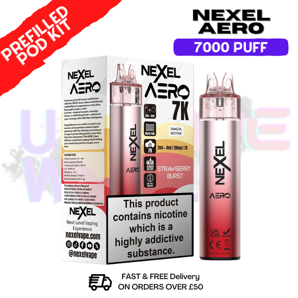 Nexel 7K Aero 7000 Puff Prefilled Pod Kit