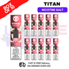 Strawberry Kiwi Watermelon Titan 10ml Nic Salt BOX OF 10 - ukvapeworld