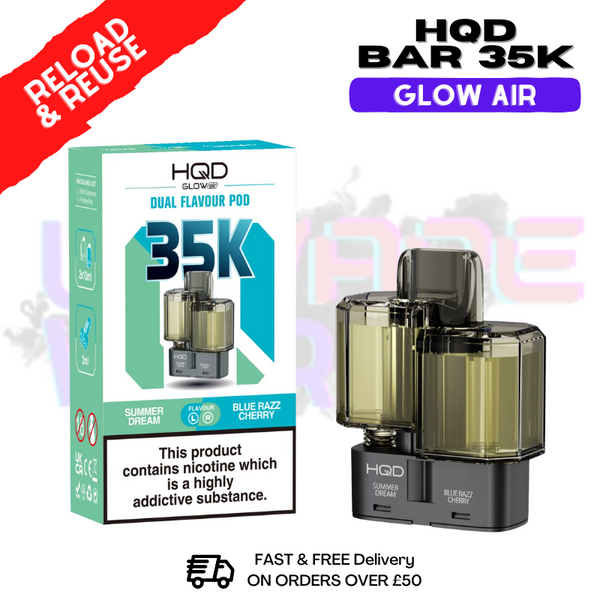 Summer DreamHQD 35K Glow Air Replacement Pods - ukvapeworld