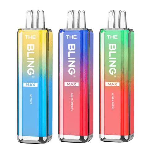 The Crystal Bling Max 8000 Prefilled Vape Pod Kit Box of 5 - Berry Blaze - vapeukwholesale