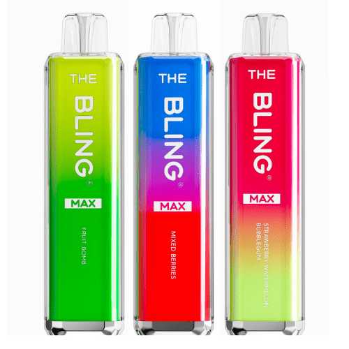 The Crystal Bling Max 8000 Prefilled Vape Pod Kit Box of 5 - Mr Blue - vapeukwholesale