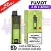 Shop Green Edition Fumot Tornado 4000 Puff Disposable Vape Kit - UK Vape World