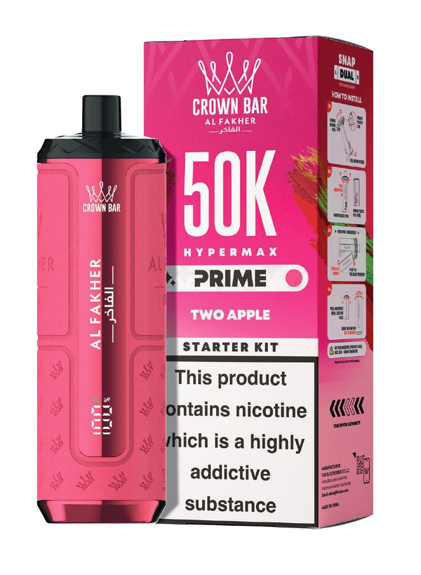Al Fakher 50k Hypermax Prime Vape Kit Box of 5 - Al Fakher 50k Hypermax Prime Vape Kit Box of 5 - Direct Vape Wholesale