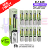 Apple Peach Elf Bar Elfa Pro Kit Box of 10