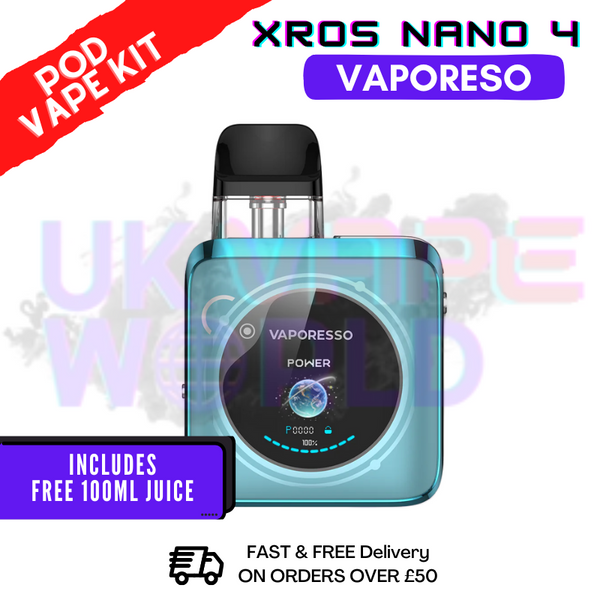 Vaporesso Xros Nano 4 Aquamarine Vape Kit